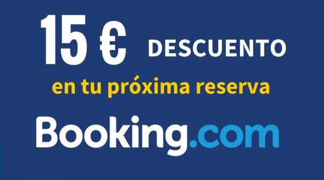 booking 15 euros descuento